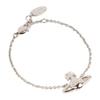 Vivienne Westwood Damen Grace Relief Armband Grau 61020054