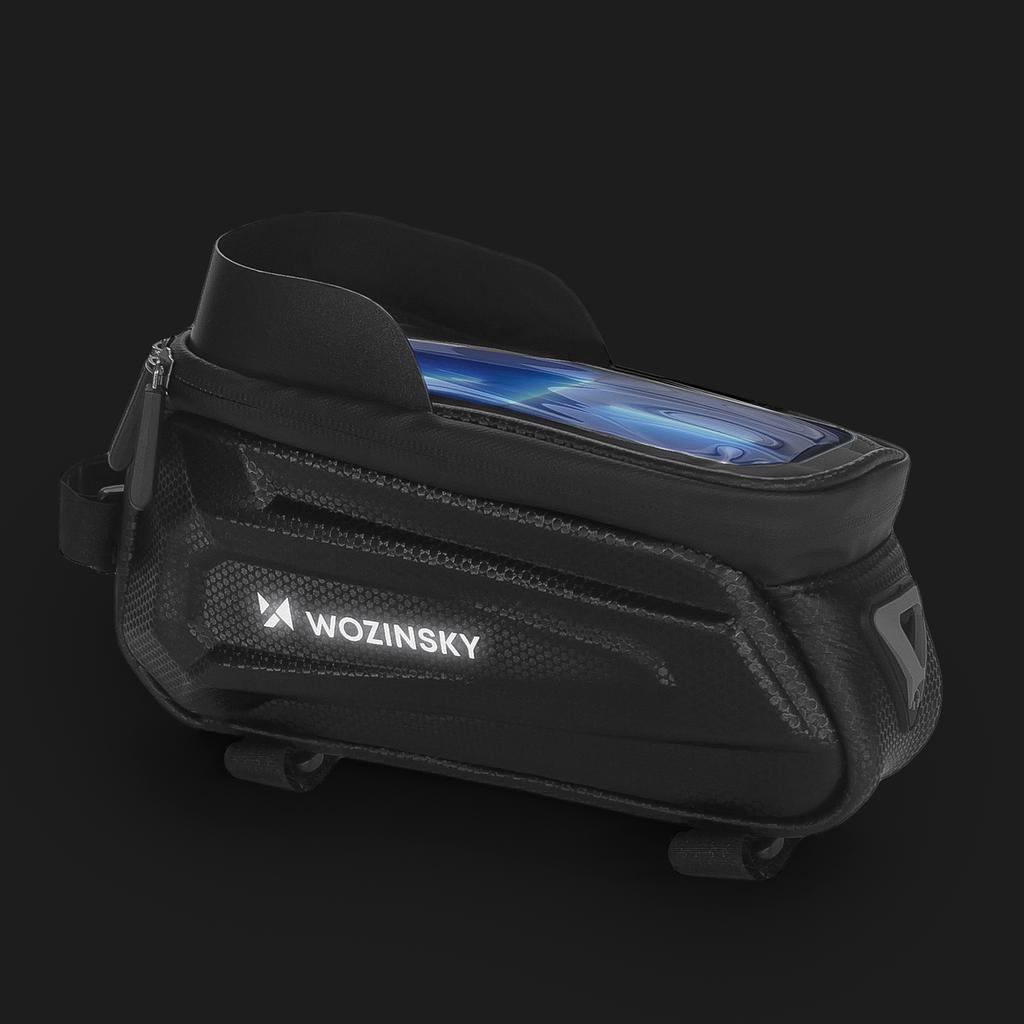 Bike Frame Bag with Phone Case 1.7 L Black