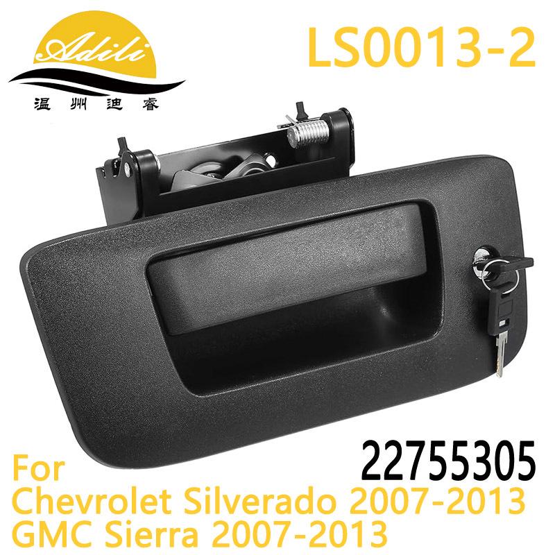 

2007 GMC Sierra/Chevy Silverado Tailgate Handle with Key No чёрный