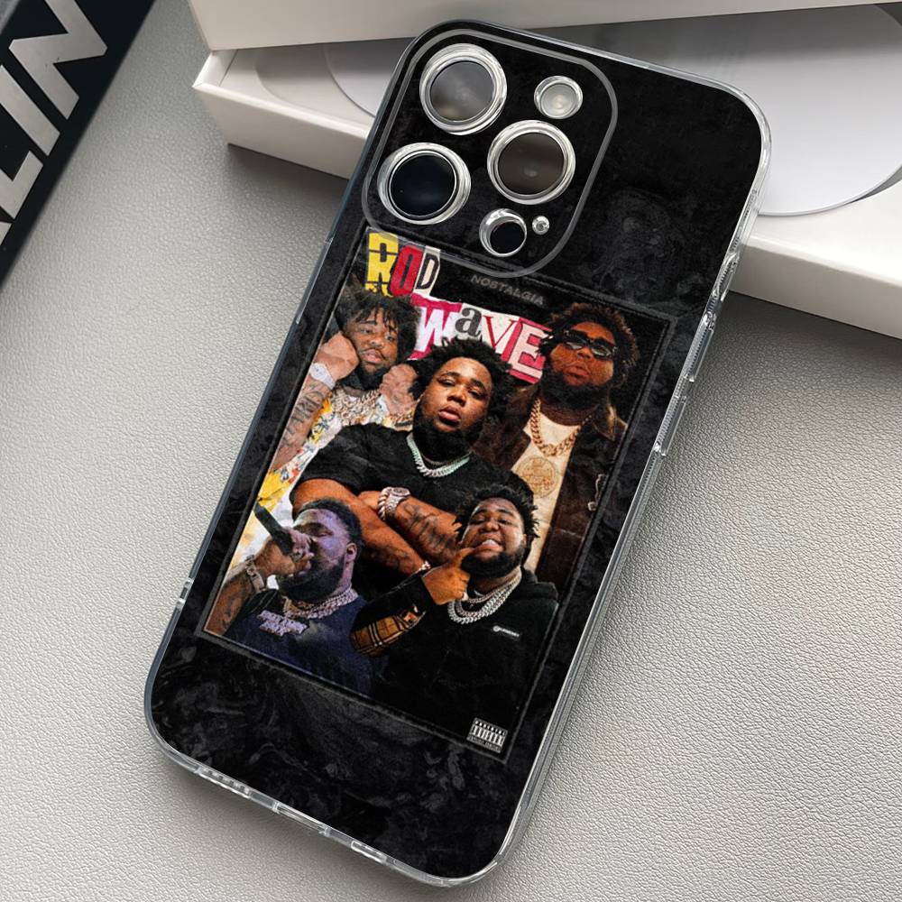 Rod Wave Singer Silicone Phone Case Material For iPhone 17 16 15 11 12 13 14 Pro Max Mini Plus Soft TPU