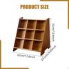 Collectible Display Case Shelves Multipurpose Wooden Storage Cabinet for Collectibles Dolls