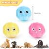 Automatic Cat Toy with Random Barking Sounds Interactive Plush Ball for Boredom Relief & Exercise Electric Pet Teaser Gift