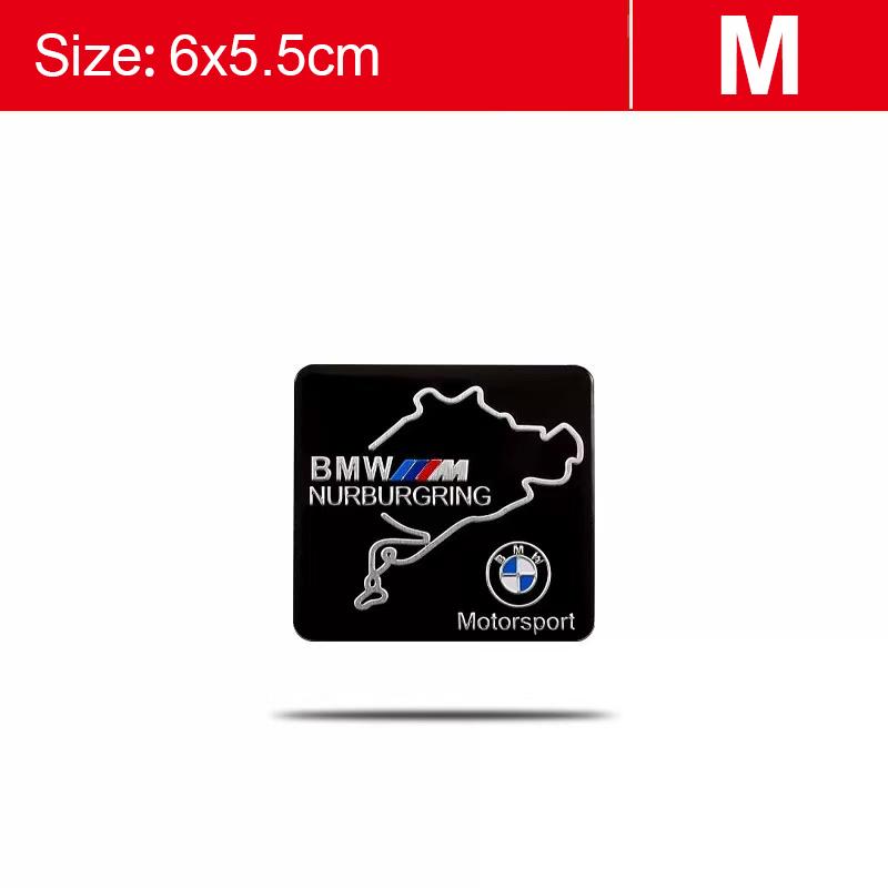 1 Peça Adesivos Metálicos 3D Decalque para Carroceria e Porta-malas Para BMW Performance F10 F30 E46 E90 E60 G30 F20 X5 E70 E39 E36 E87 X7 E92 E91 E28 X3