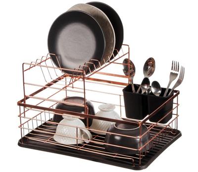 Two-tier Dish Drying Rack Drip Tray 41x30x27.5 Cm BRUNBESTE BB-3385