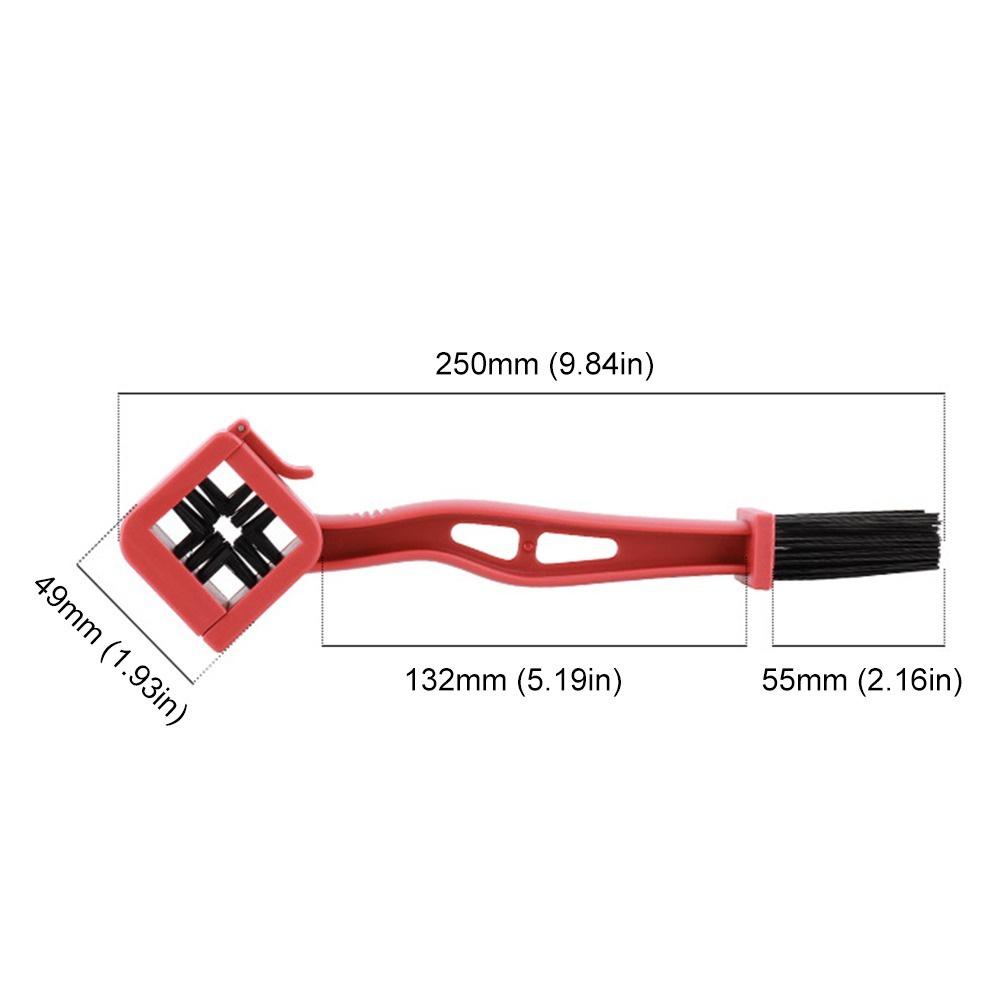 Universal Bicycle Chain Oil Elastic Plastic Storage Box Splash-proof Chain Cleaning Tools with Brush Chain Scrubber Tools