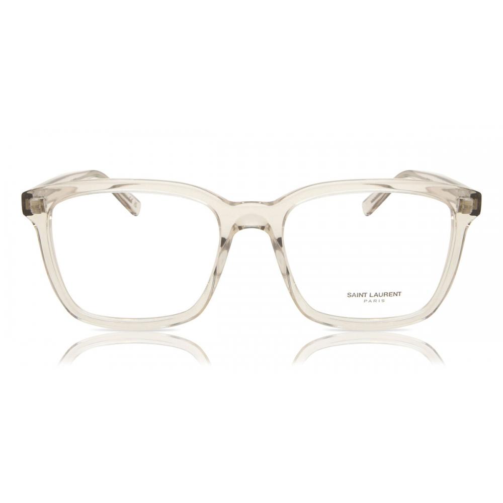 

Saint Laurent Sl 672 004 Men Eyeglasses Beige Brown/55