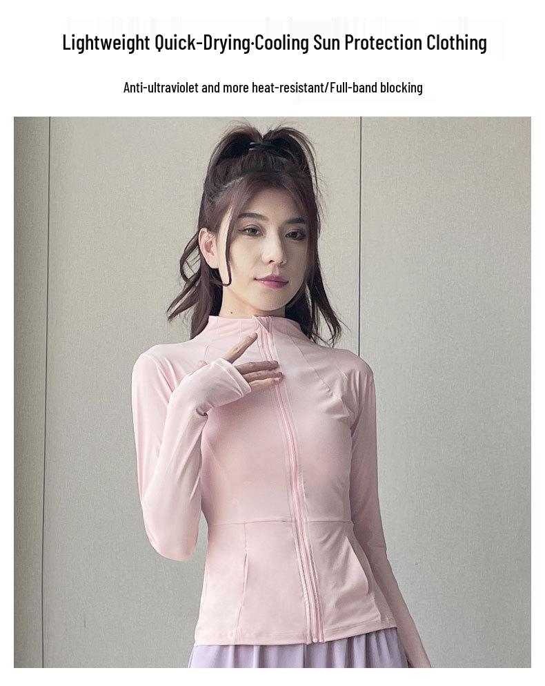 Women's Quick-Dry Sunscreen Running Set 2024: Summer Yoga & Fitness Outfit