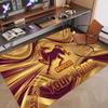 Custom Rug Brisbane Broncos Pattern Print Name Text Soft Non‑Slip Floor Carpet for Home Indoor Decoration