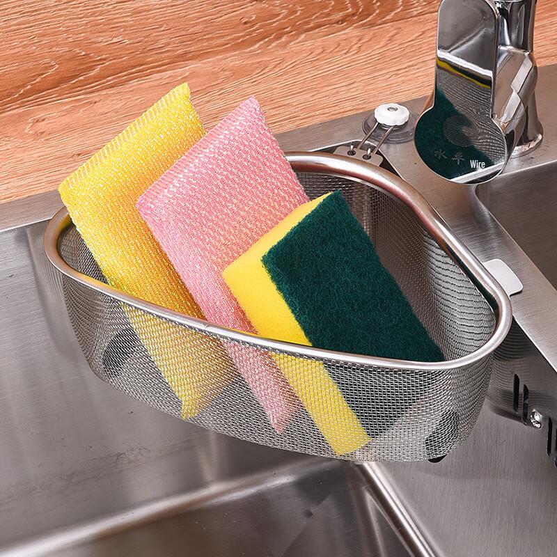 ZISIZ Dual-Use Dish Drainer & Storage Rack, 2-Pack