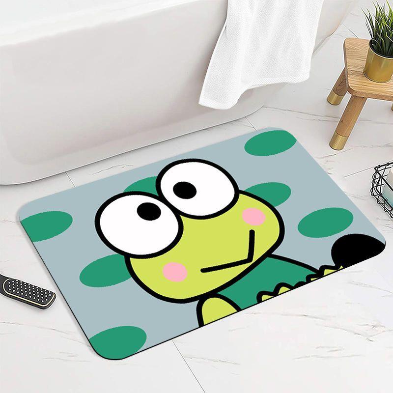 Big-eyed frog diatom mud absorbent mat bathroom non-slip floor mat toilet toilet foot mat toilet door mat