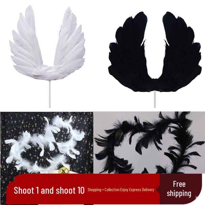 10 Anielskich Piórkowych Topperów i Ozdób na Tort