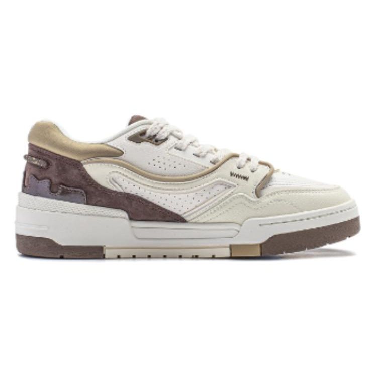 Li Ning 001 Btc Premium Versatile Retro Non-Slip Wear-Resistant Shock Absorption Support Low-Top Lifestyle Casual Shoes Women Sneaker AGCU036-6