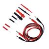 10PCS Set Multimeter Test S Kit Universal Black and Red Electrical Multimeter Testing Probe Set