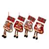 Cross-Border Plaid Christmas Stocking & Candy Bag Ornament for Kids