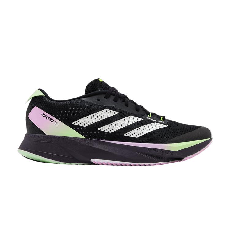 Adidas Женские Adizero SL Черный Зеленый Искрящийся 37
