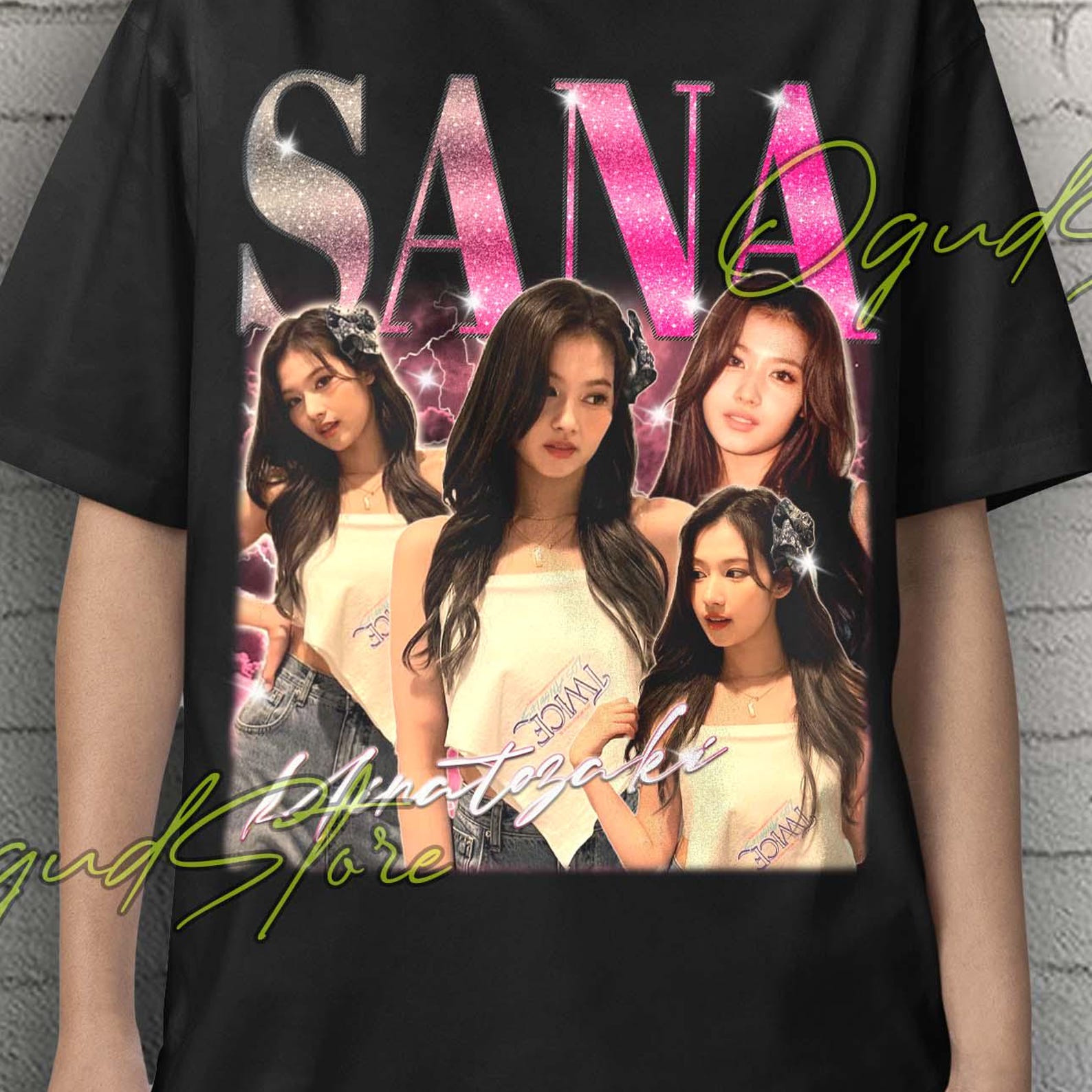 Minatozaki Sana, Sana Shirt, Sana Twice Tshirt, Sana Fan Gift, Retro Sana Vintage Gift, Sana Korean Singer, Sana Idol Gift, Kpop Sana Tees 4XL