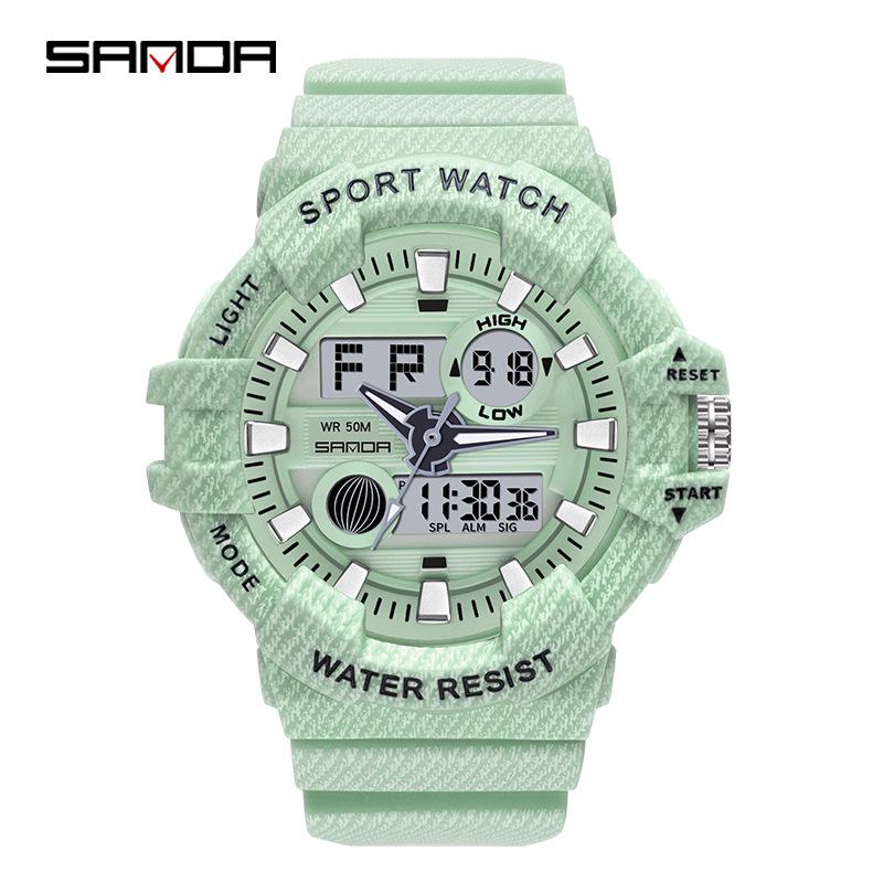 Orologio Sportivo Impermeabile Multifunzione Sanda per Studenti con Sveglia
