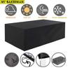 1 piece garden furniture cover, waterproof, windproof, garden table cover rectangular, 210D Oxford Tear resistant outdoor patio
