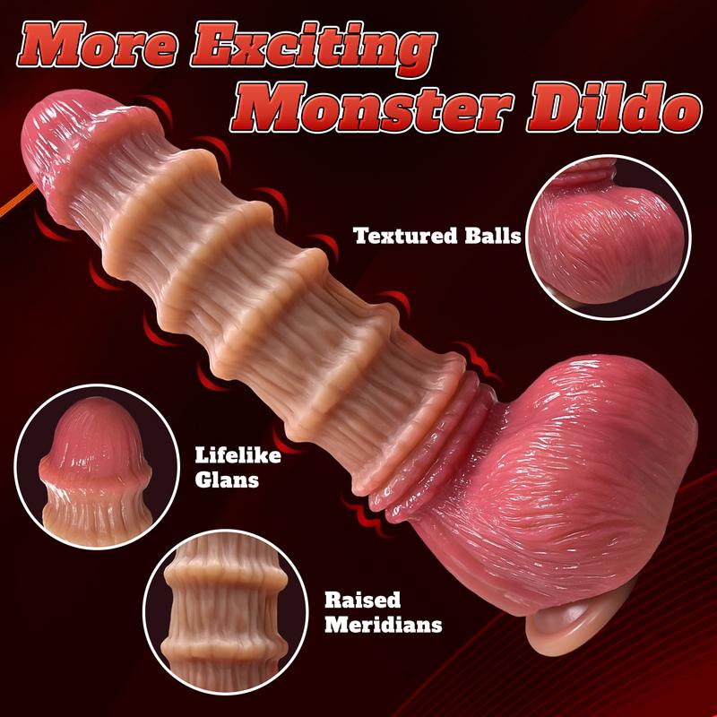 Big Monster Dildo Toy Double Penetration Anal Butt Plug Female G-spot Masturbation Stropon Dick Sexy Adult Sex Toys for Women