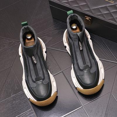 Frühling Herbst Neue Luxus Herrenschuhe Dicksohlige Höhenerhöhende Freizeitschuhe Outdoor Bequem Abriebfest Sportschuhe