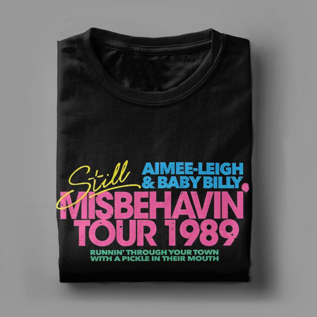 Righteous Gemstones Misbehavin T-Shirts for Men Baby Billy Vintage 100% Cotton Tees O Neck Short Sleeve T Shirt Party merch