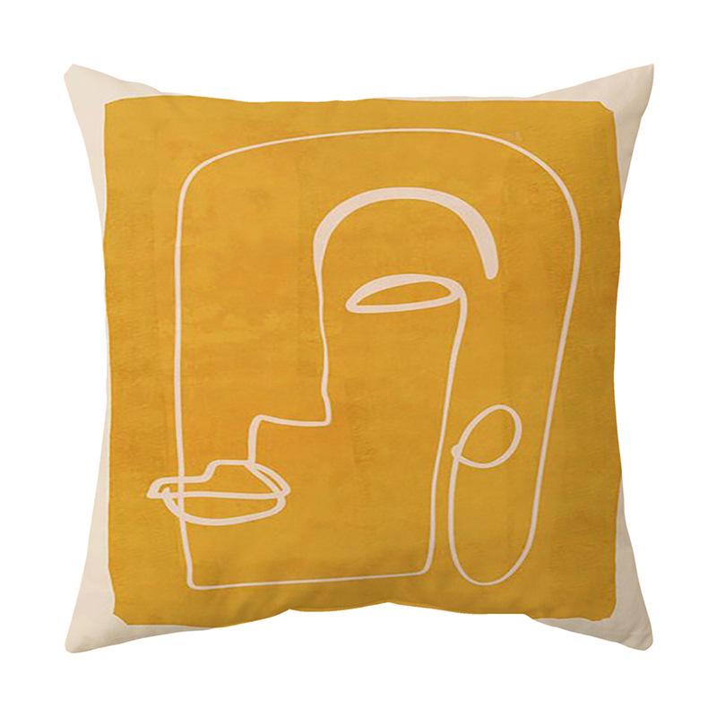 Pillow Abstract Sofa Pillow Cover Printed Cushion Cover Office Cushion Home