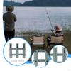 3 Tube Fishing Rod Holder Rack Support Portable Accessory Bracket Poles Rest for Ship