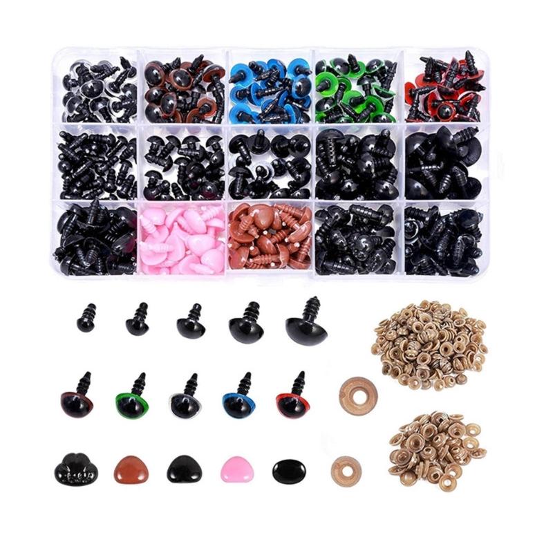 Безопасные глаза и носы для плюшевых кукол-медведей — фото 9