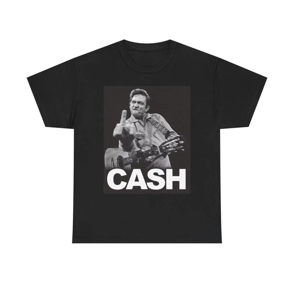 Proctor Cotton Fun Printed TShirt Johnny Cash Poster Pattern TShirt Suitable for Both Unisex and Women A Streetwear Item