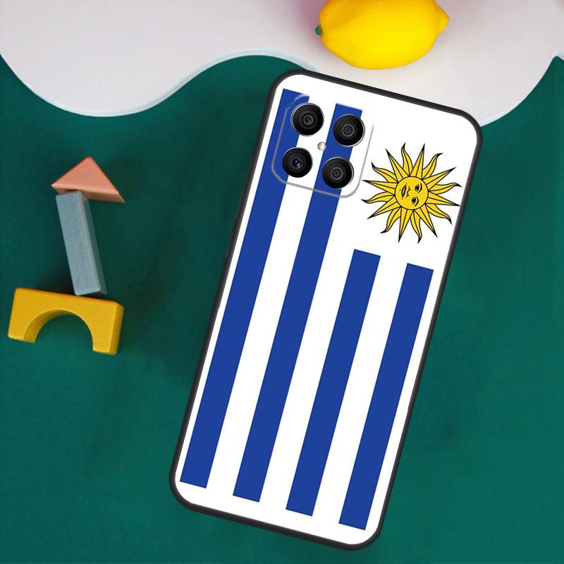 Uruguay Flagge Hülle Für Honor Magic 7 Pro 5 6 Lite Honor 200 Pro 50 70 90 X9a X8a X8 X9 X8b X9b X9c Cover