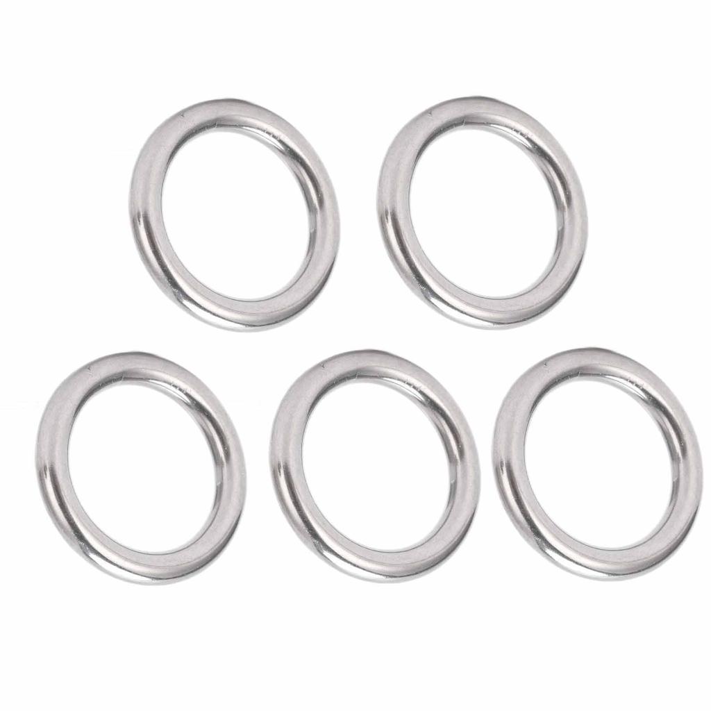 5pcs Boat Round s Stainless Steel 304 Seamless Welded O Type Hanging for Hammock