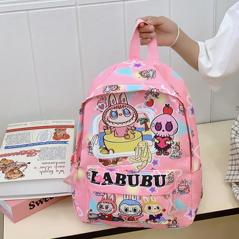 School Bag Backpack Children's Bag LABUBU Elementary School Backpack Girl Boy School Backpack 6 Colors