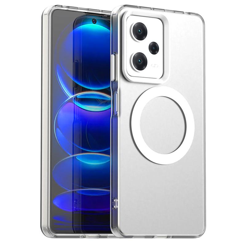 Magnetic Adsorption Wireless Charge Clear Case For Xiaomi Poco X5 Pro Transparent Case For Poco X5 Pro Case For Poco X5 Pro 5G