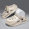 Personalized Couple EVA Hole Shoes Non-slip Wear-resistant Soft Elastic Heightening Sole Simple Leisure Outdoor