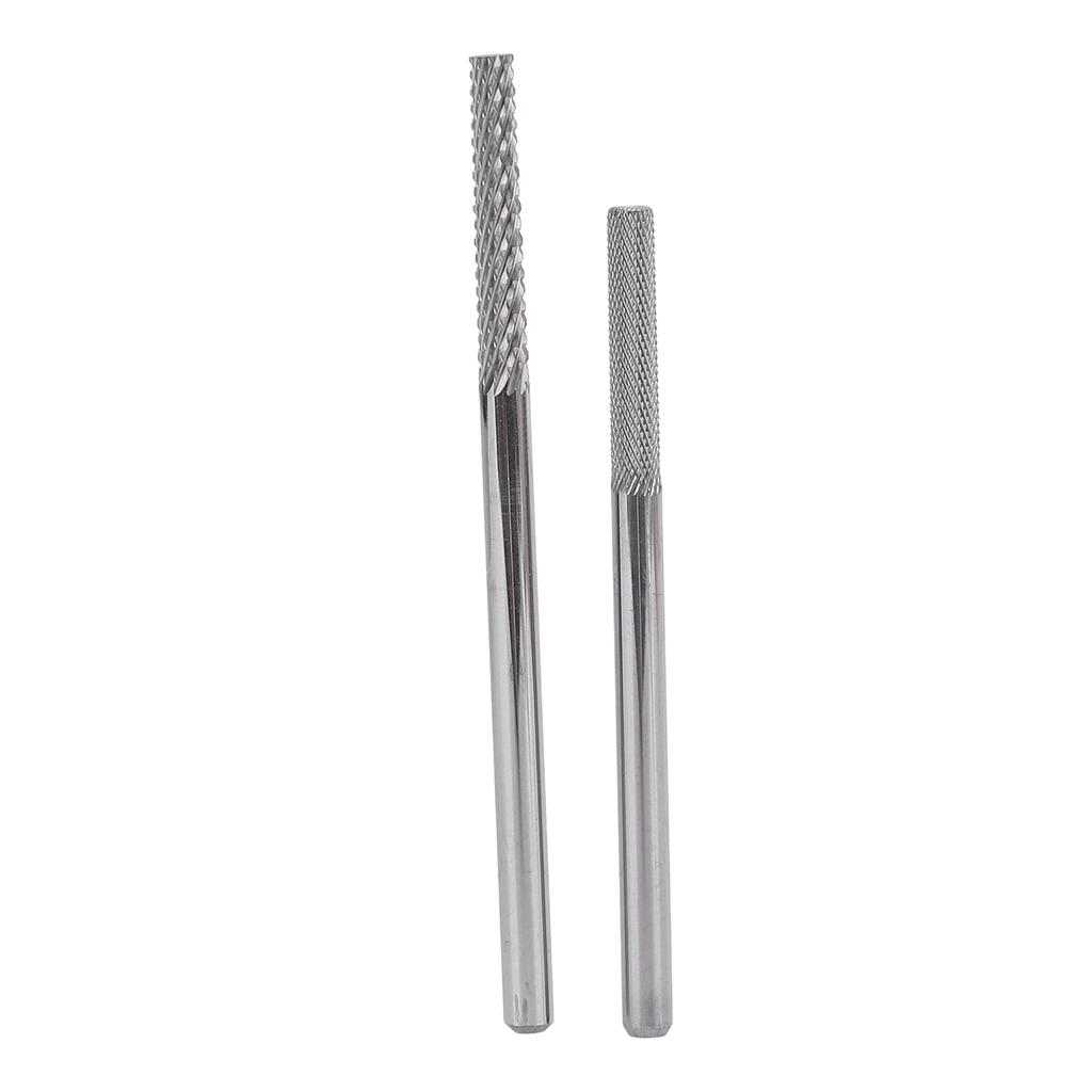 2pcs Nail Drill Bits Tungsten Steel Nail Grinding Heads Nail Drill Heads for Nail Technicians Nail