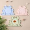 Creative Patterns Pet Feeding Mat Frog and Fish Shape Lick Pad  For Dogs Cats