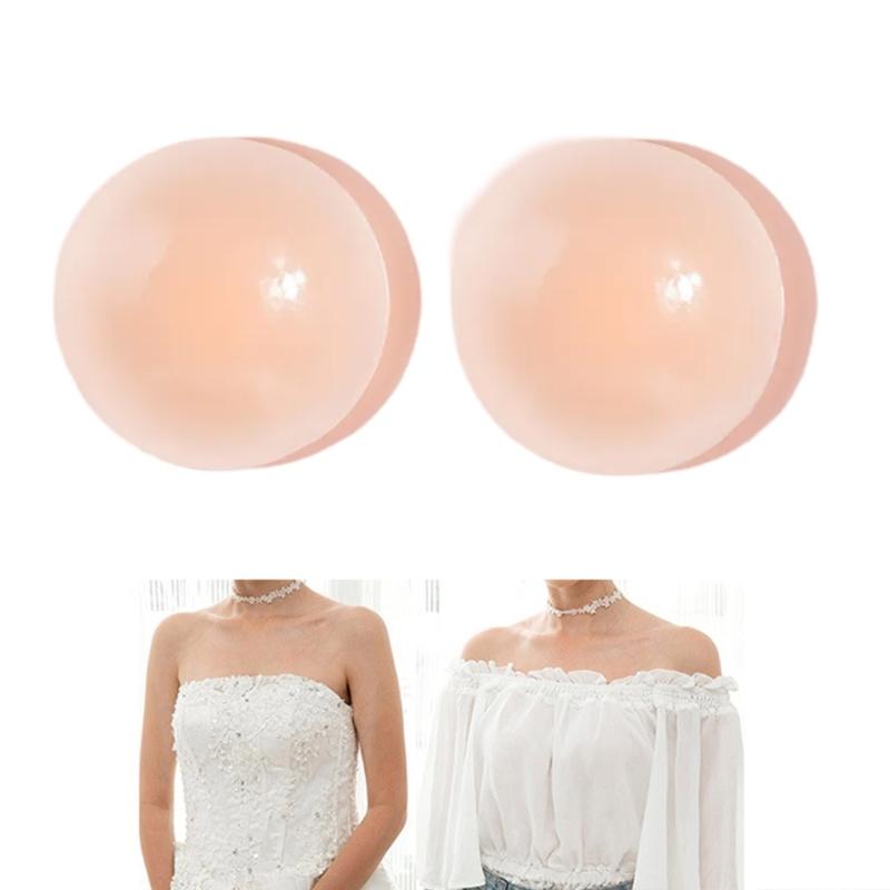 Nipple Cover 1Pair Seamlesses Self Adhesive Silicone Nipple Pasties for Women Girls Reusable, Sticky Breast Petals Gifts