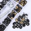 150Pcs/Set Snap Fastener Button Screw Studs Kit for Boat Cover Tent Marine Grade Snap Fastener Stainless Steel Snap Buttons
