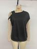 2025 Retro Party Style Women's Sequin Off-Shoulder Color Block Hoodie