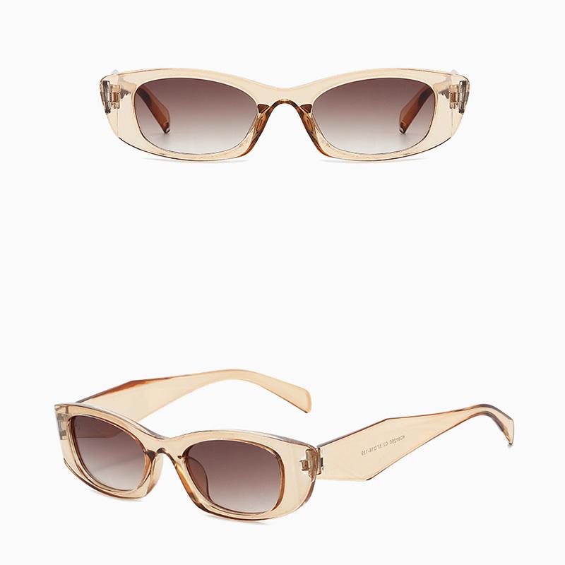 Unisex Small Square Sunglasses Classic Retro Style Sun Glasses for Driving Outdoor UV400 Protection Lightweight Comfortable