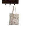 Large-capacity shoulder bag, students commute to class, new niche design, embroidered canvas bag for women