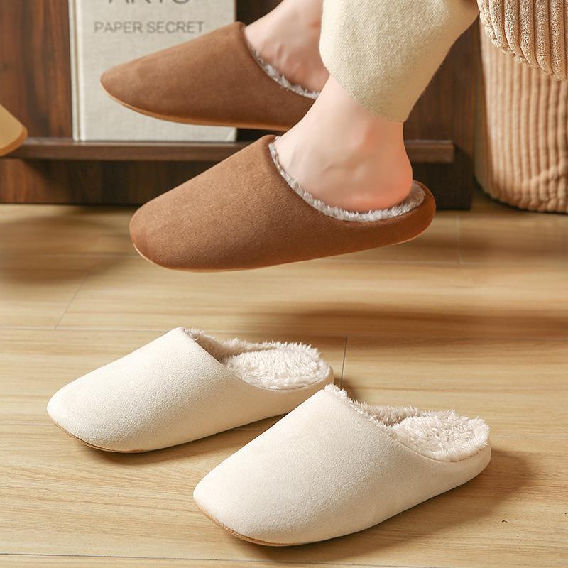 Zapatillas de Interior Silenciosas de las Cuatro Estaciones Estilo Japonés: Zapatillas suaves, antideslizantes, transpirables de algodón y lino, más terciopelo cálido para hombres y mujeres