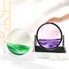 Rotatable Sandscape Moving Sand Art Picture Round Glass Deep Sea Quicksand 3D Hourglass Flowing Sand Painting Home Decor Gifts