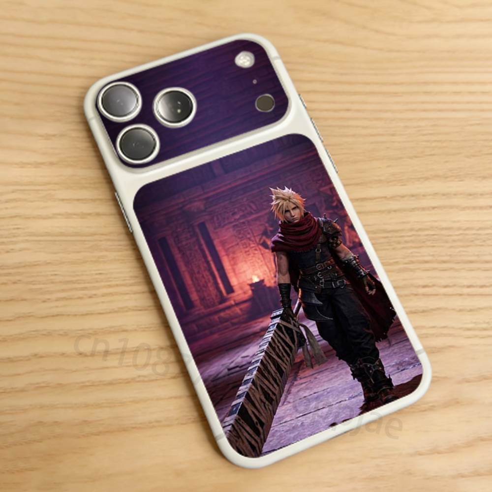 

Cloud Strife For iPhone 17pro/pro Max Full body Back Cover Decal Skin Colorful Rear Protective Sticker Film iPhone17promax