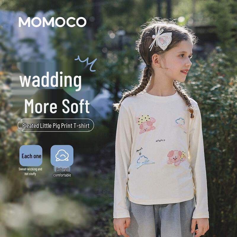 MOMOCO Girls  Long Sleeve Cartoon T-shirt 90