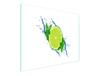 TAGLIERE IN VETRO 52x30 LIME