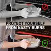 2Pcs Silicone Oven Rack Protector Threaded High Temperature Heat Insulation Strip Heat Resistant Avoid Scald