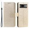 Leather Phone Case for Google Pixel 8,Stand Wallet Mandala Flower Pattern Phone Cover
