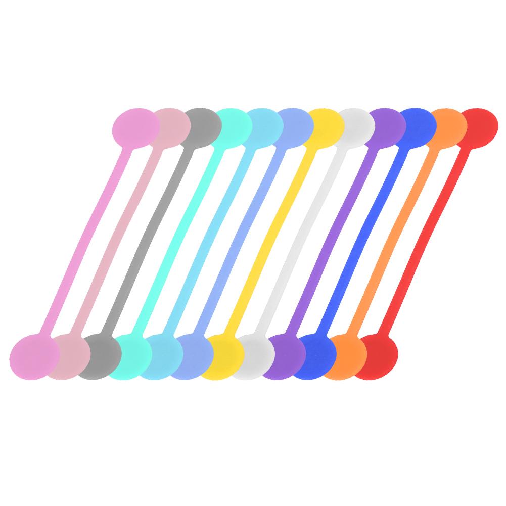 Multipurpose Headset Type Magnet Line Winder Magnetic Clamp Storage Sealing Clip 12 Colors