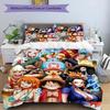 ONE PIECE 3pcs Bedding Set Duvet Cover Closure Includes 1 Duvet Cover & 2 Pillowcases for All Seasons Bedroom Home Dorm Decor